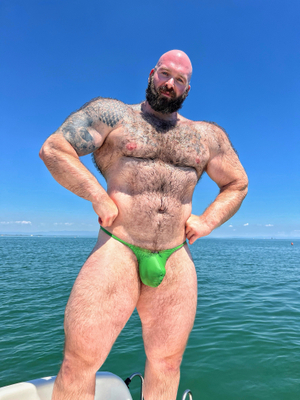 Gerald - The Human Bear🐻🔥 Unveils New Look on OnlyFans!