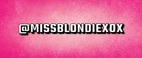 missblondiexox nude