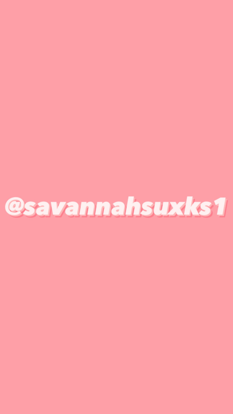 savannahsuxks1 nude