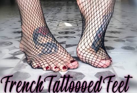 frenchtattoooedfeet nude