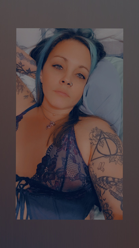 Blue profile picture