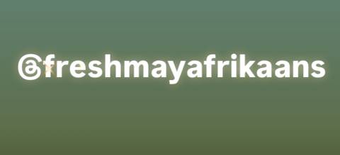 @freshmayafrikaans nude freshmayafrikaans nude